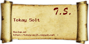 Tokay Solt névjegykártya